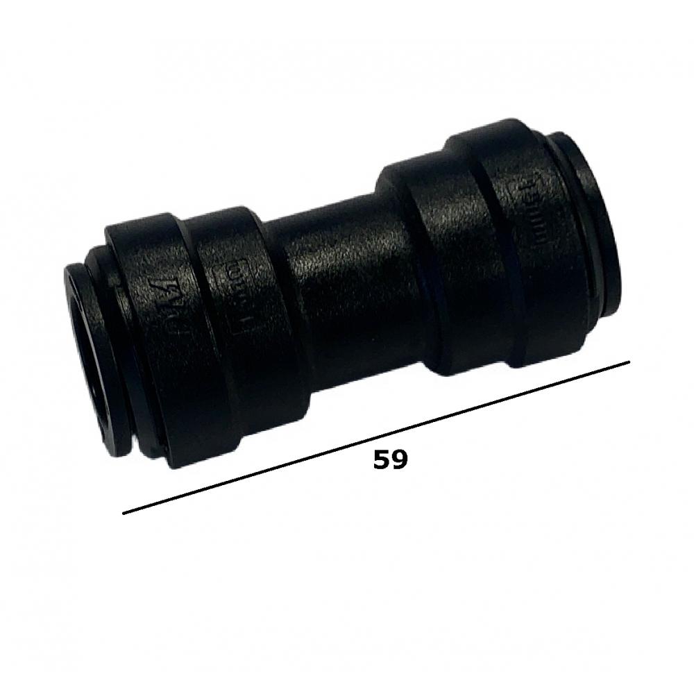 Lattialämmityksen pikaliittimen mitat 15 mm 15 mm:n pikaliitin lattialämmitykseen 15 mm